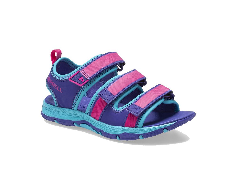 Merrell Sandals Purple/Pink - Hydro Moc Creek - Kids 42YCAQGNK